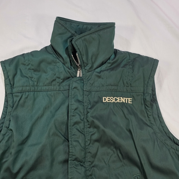 Vintage Descente Dark Green Ski Vest. L - Picture 7 of 12